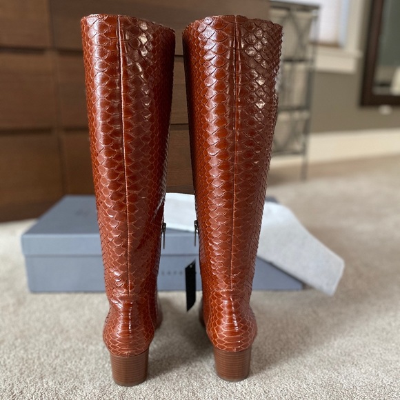 Aquatalia Darlina Genuine Python Boots - Picture 2 of 9